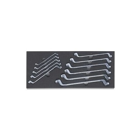 Garant 11 Pc Double Box End Wrench Set in Foam, 6X7 mm to 27X30 mm 952525 11